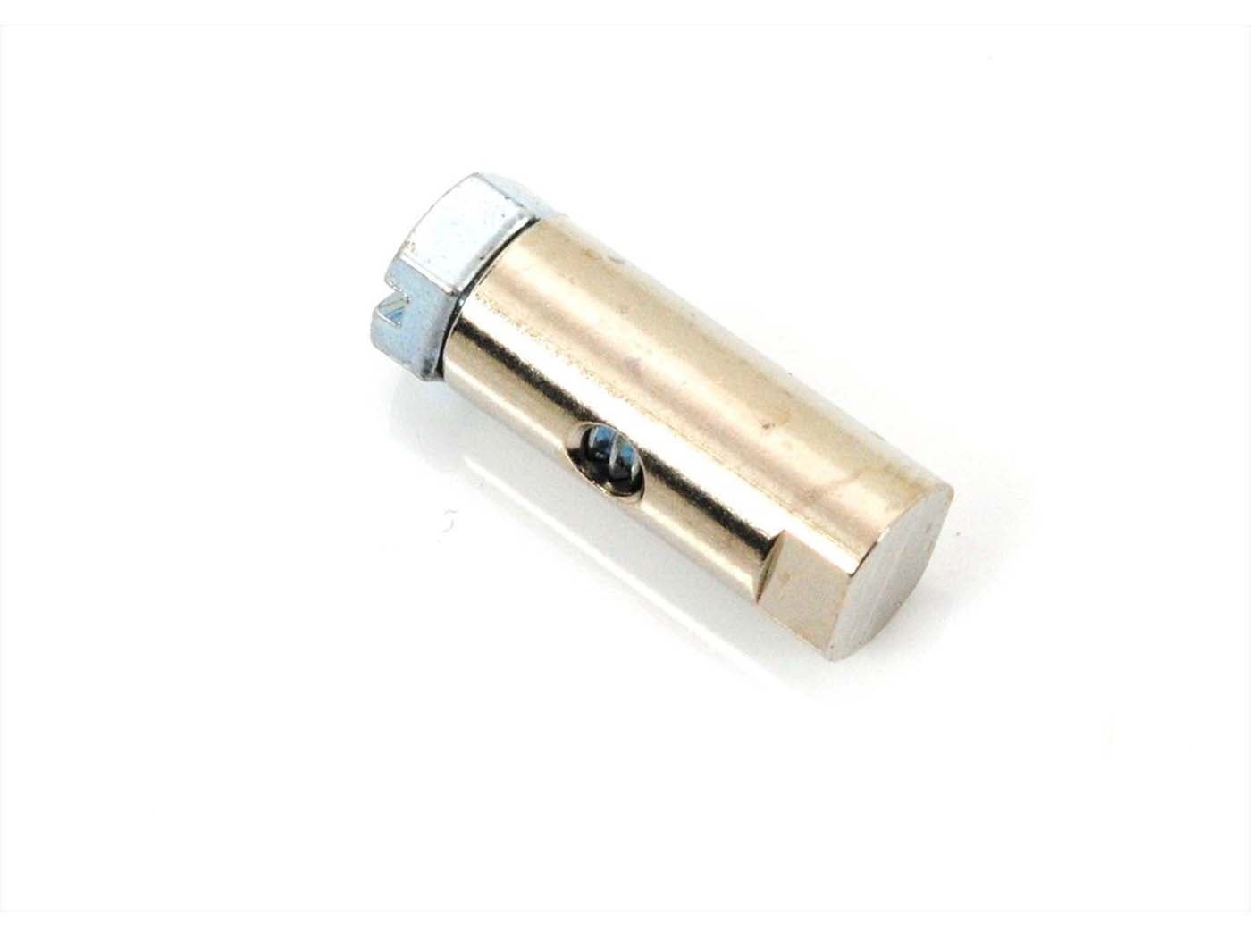 Niplu înfiletat alamă 6x14mm alezaj 2,2mm pentru Zündapp, Hercules, Kreidler, Puch și alte modele