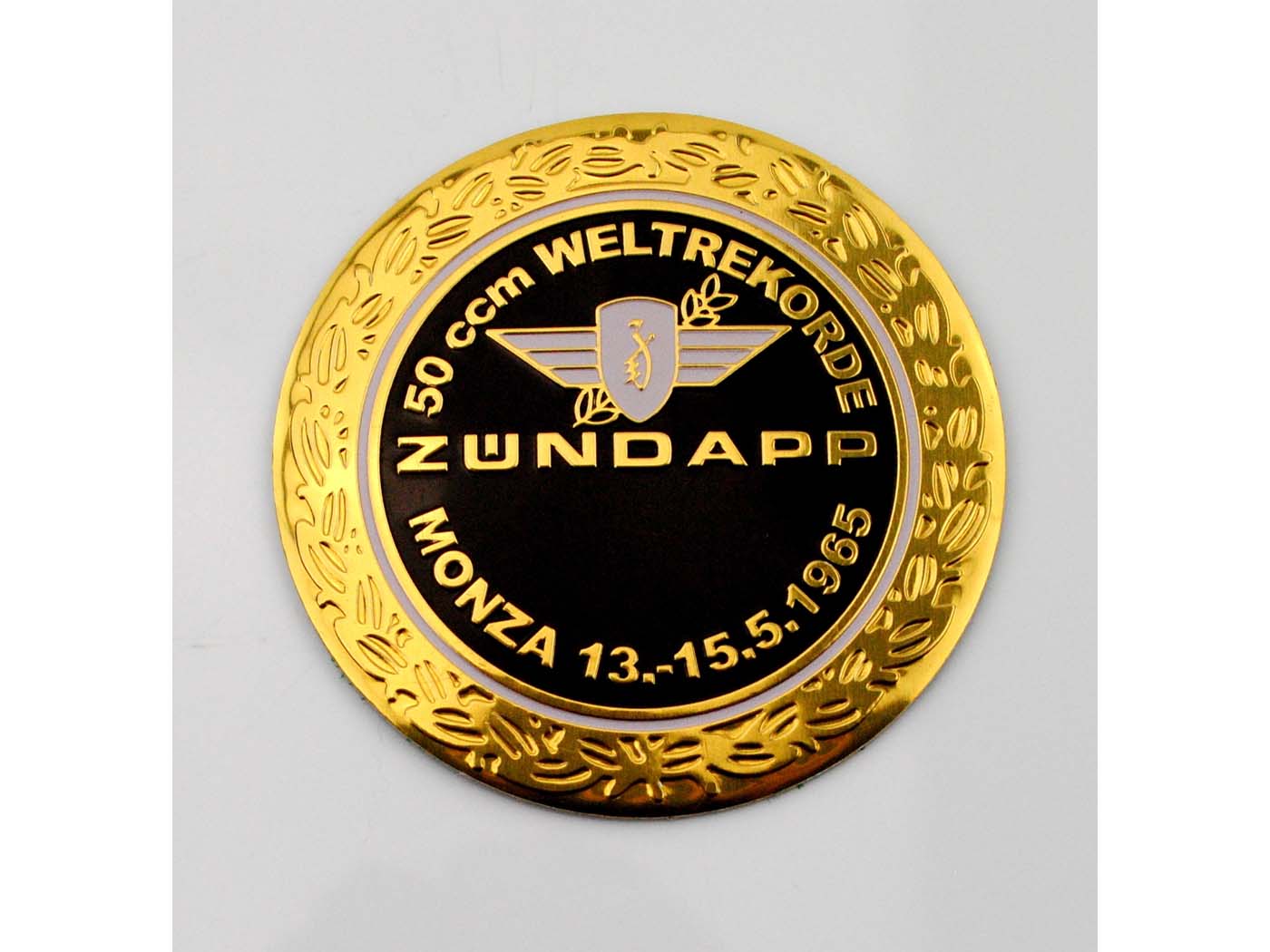 Emblemă rezervor Monza diametru 64mm pentru Kreidler, Zündapp și alte modele