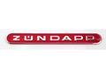 Autocolant rezervor argintiu și roșu 130x15mm pentru Zündapp moped tip 442, 444, GTS KS C 50 Sport