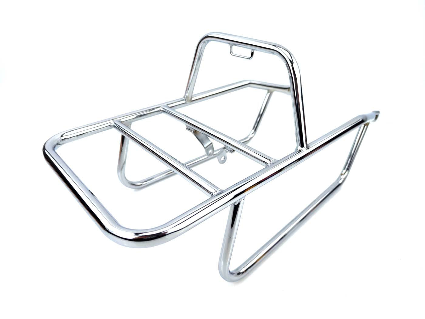 Portbagaj cromat pentru Zündapp KS 50, C 50 Super, KS 50 Sport, C 50 Sport și alte modele
