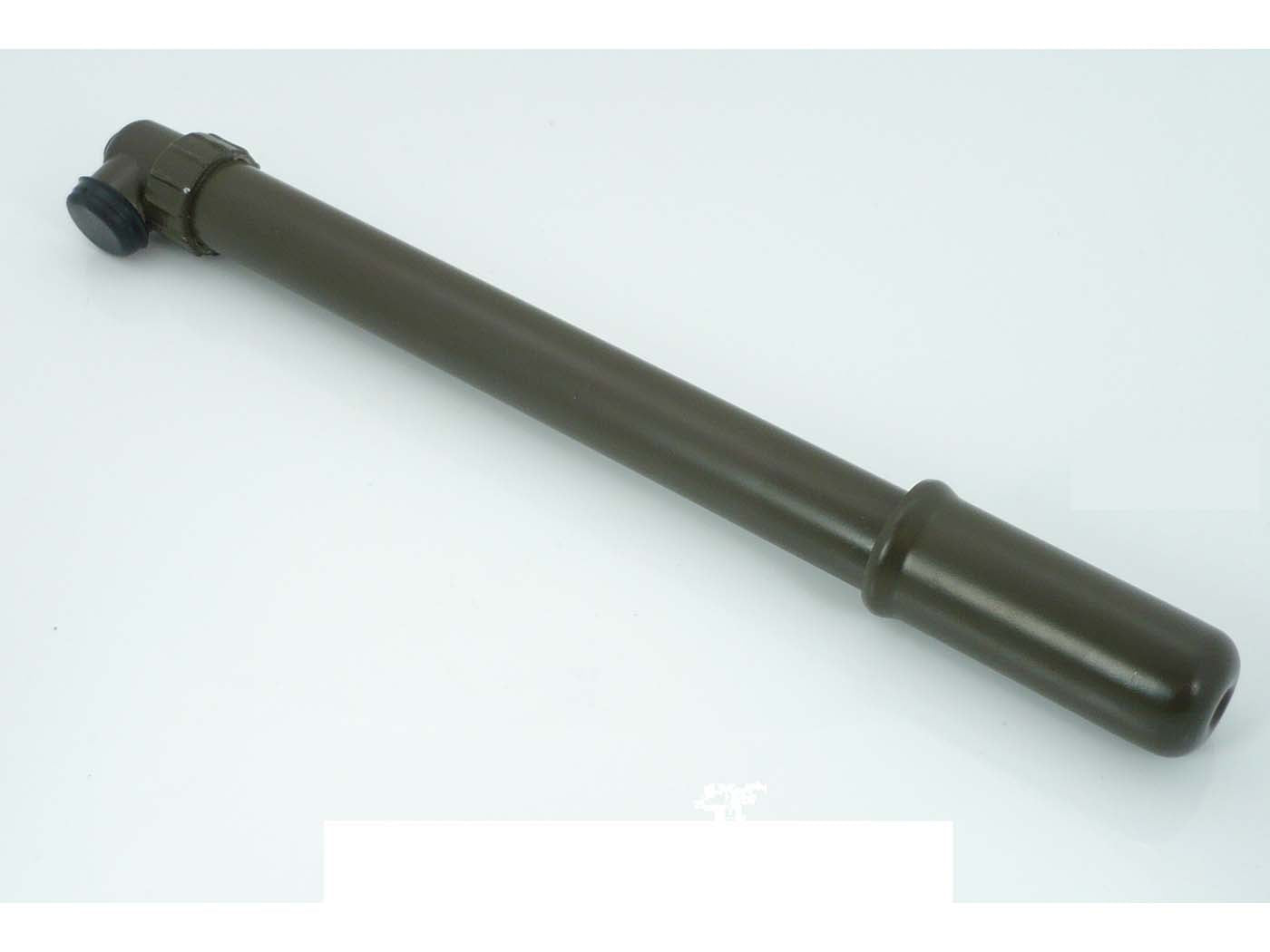 Pompă de aer verde oliv 310mm pentru Hercules K125, K18 BW, Kreidler, Zündapp, Puch, KTM, DKW, Miele, Rixe