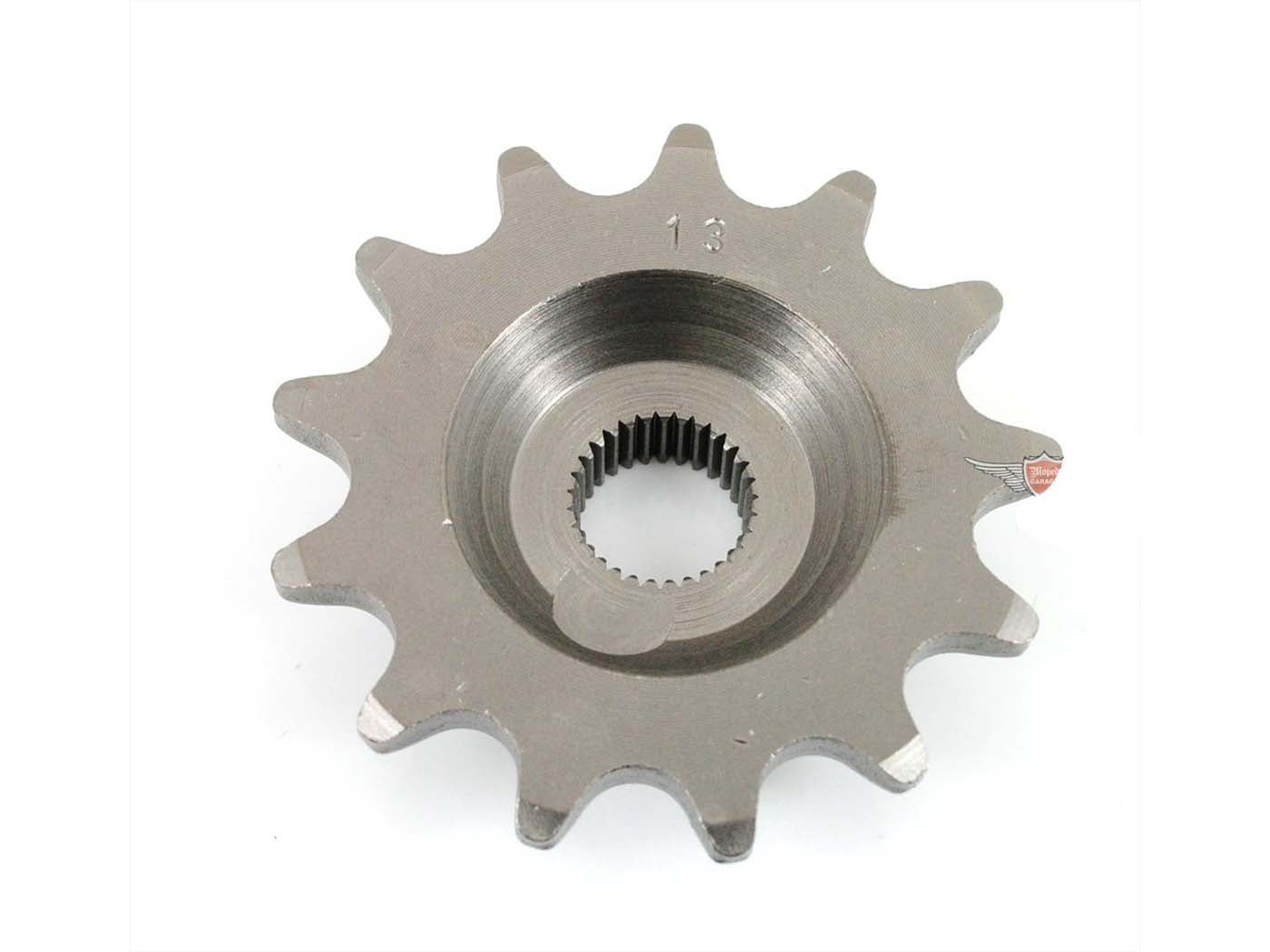 Pinion Esjot oțel 13 dinți 13mm pentru Zündapp Super Combinette 50, Falconette 50, C 50 Super, TS ZD și alte modele