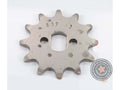 Pinion Esjot oțel 12 dinți montaj oval 15x10mm pentru Zündapp Bergsteiger M25/M50, ZD 10, ZD 20, ZD 30, ZR 10 și alte modele