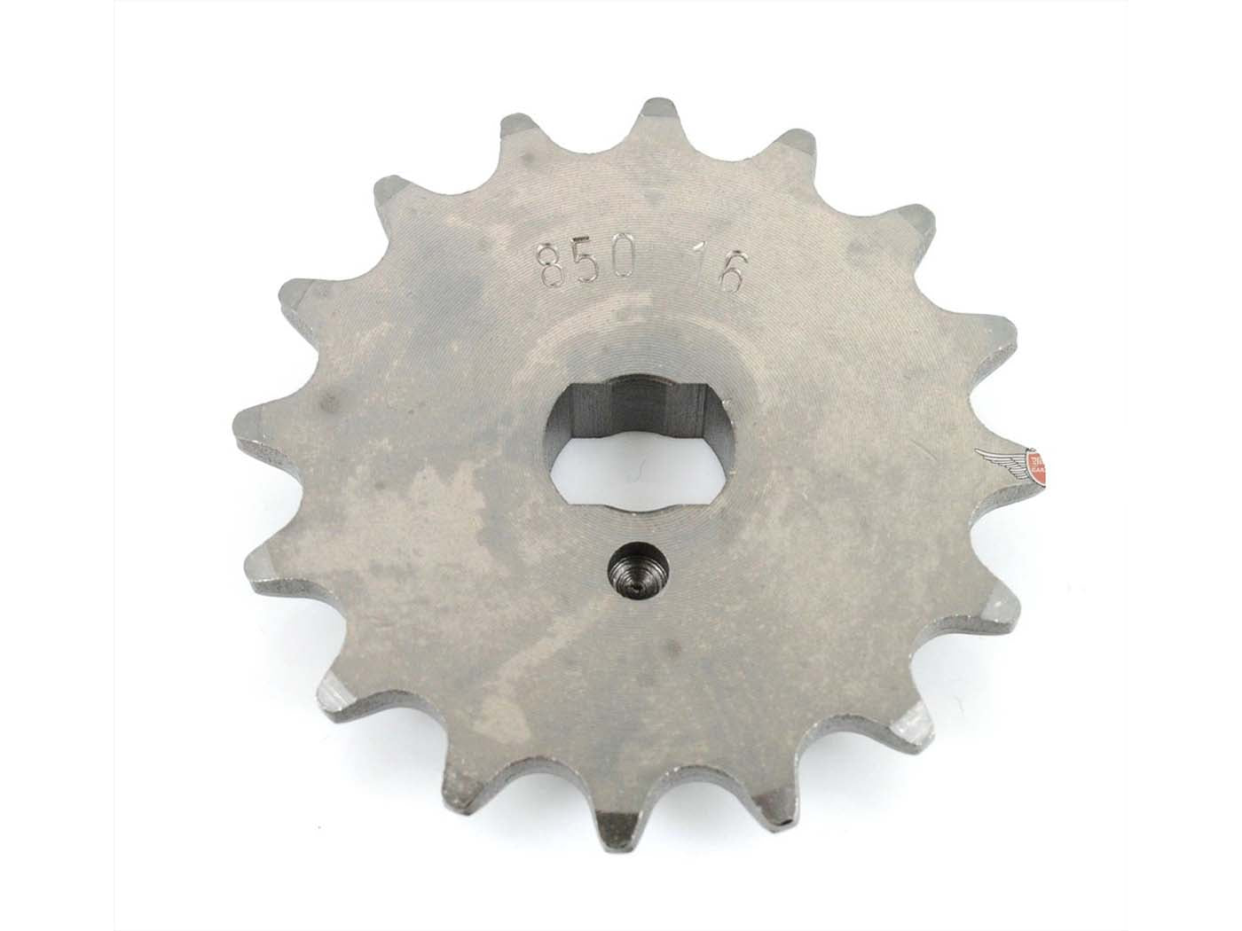 Pinion Esjot oțel 16 dințiî 16mm x 11mm pentru Zündapp C 50 Super, C 50 Sport, CS 25, ZL 25