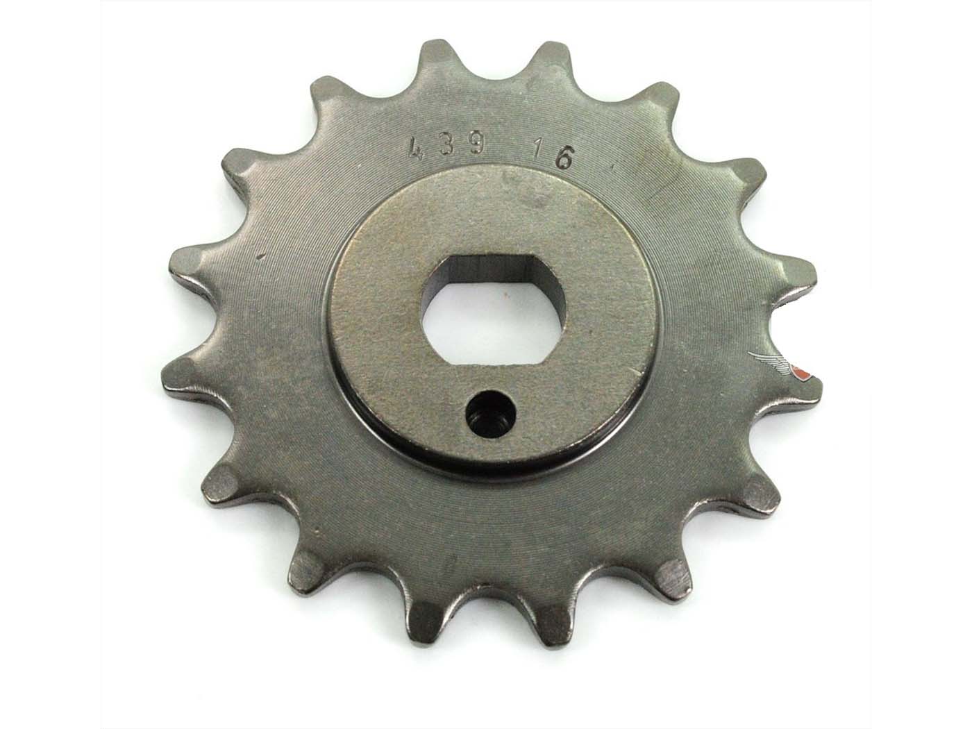 Pinion Esjot oțel 16 dinți 15x12mm pentru Kreidler Flory MF12, MF13, MF20, MF22, MF23, Flott MF24/25 și alte modele