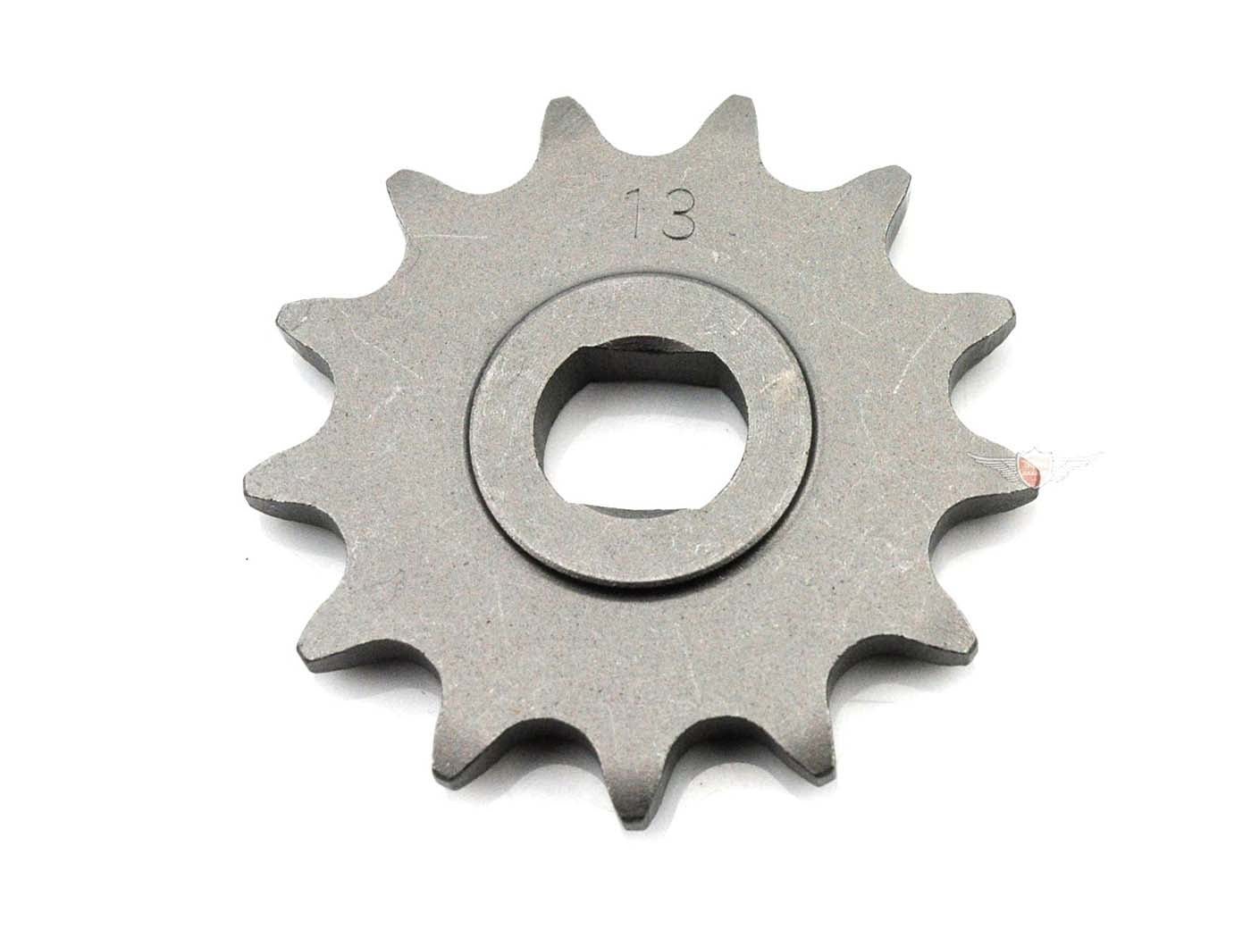 Pinion oțel 13 dinți 12,50mm x 15,60mm pentru Hercules Prima 2, 3, 4, 5, 6, G3, GT, GX, SX, S și alte modele