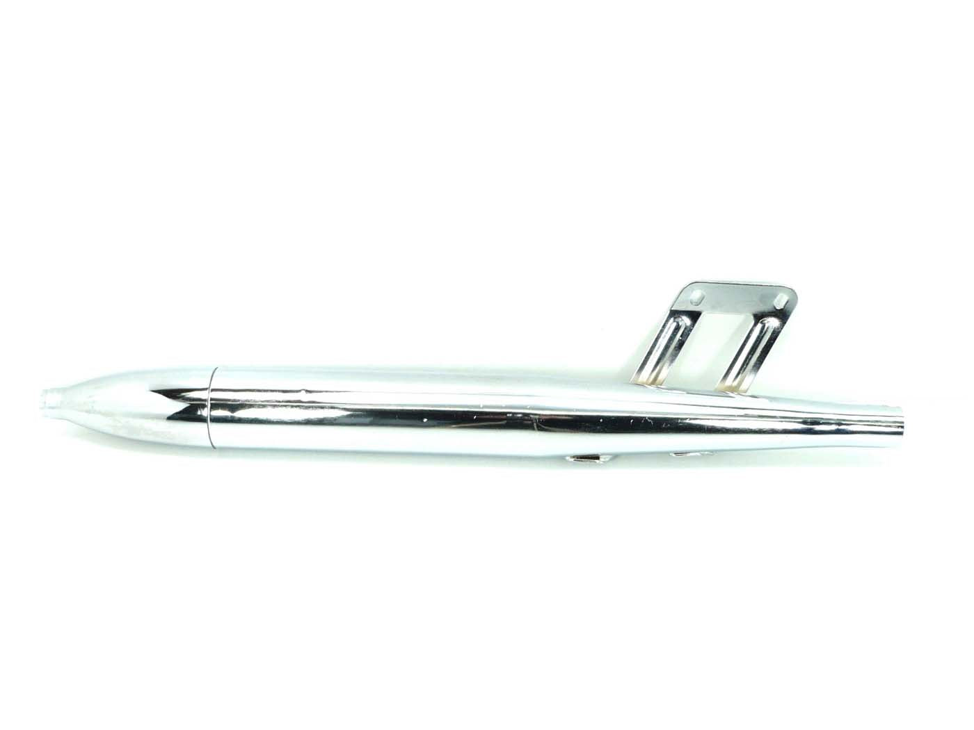 Eșapament cromat 570mm 55mm 26mm pentru Zündapp Super Combinette, Sport Combinette, KS 50 Super și alte modele