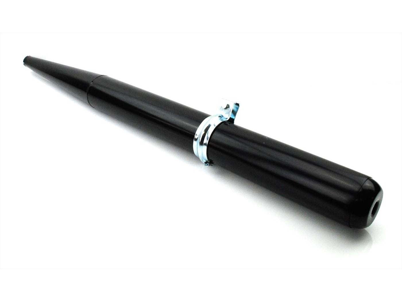 Eșapament înlocuire moped negru 860mm pentru Simson KR50 Schwalbe, KR51/2, S51, S70, SR 80 și alte modele