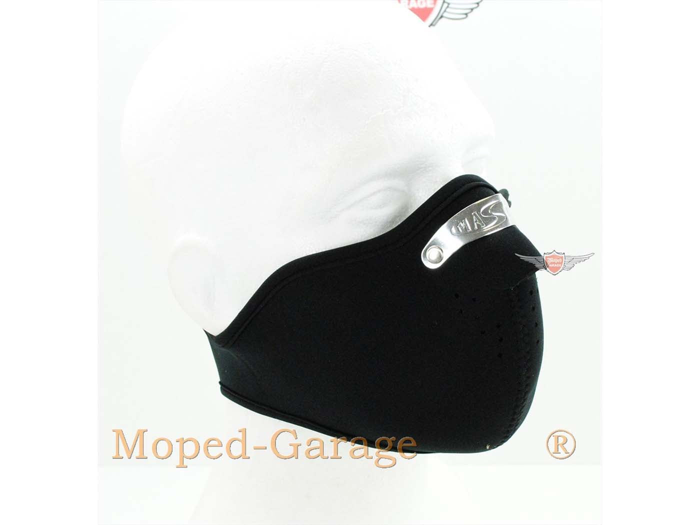Mască Biker 2 mm neagră pentru Kreidler K50, K51, Florett, Flory și alte modele