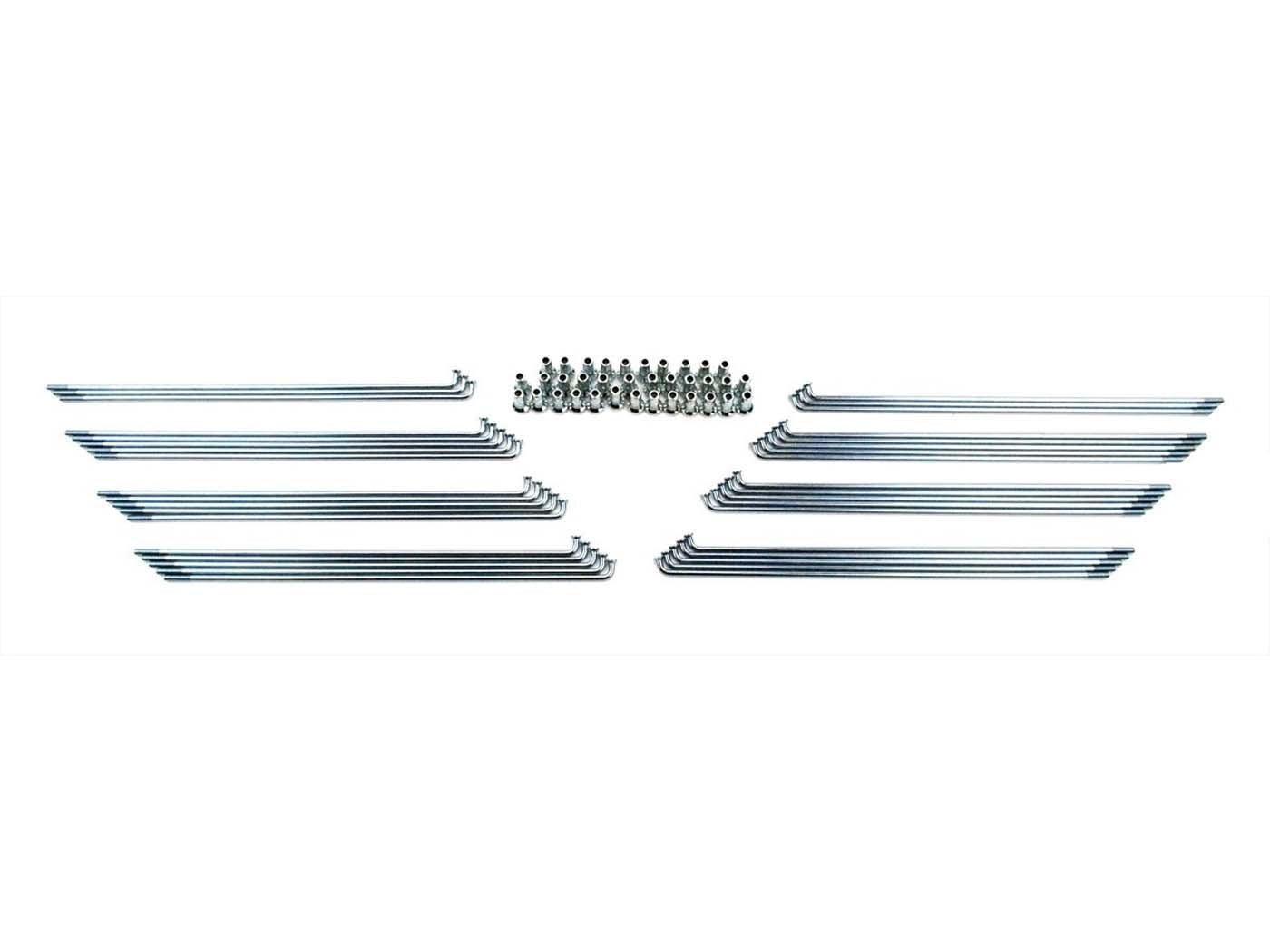 Spite cromate 190 x 2,6mm cu nipluri (36 bucăți) pentru Puch Maxi, Kreidler MF 4, MF 2, Flory 2, Zündapp Automatik și alte modele