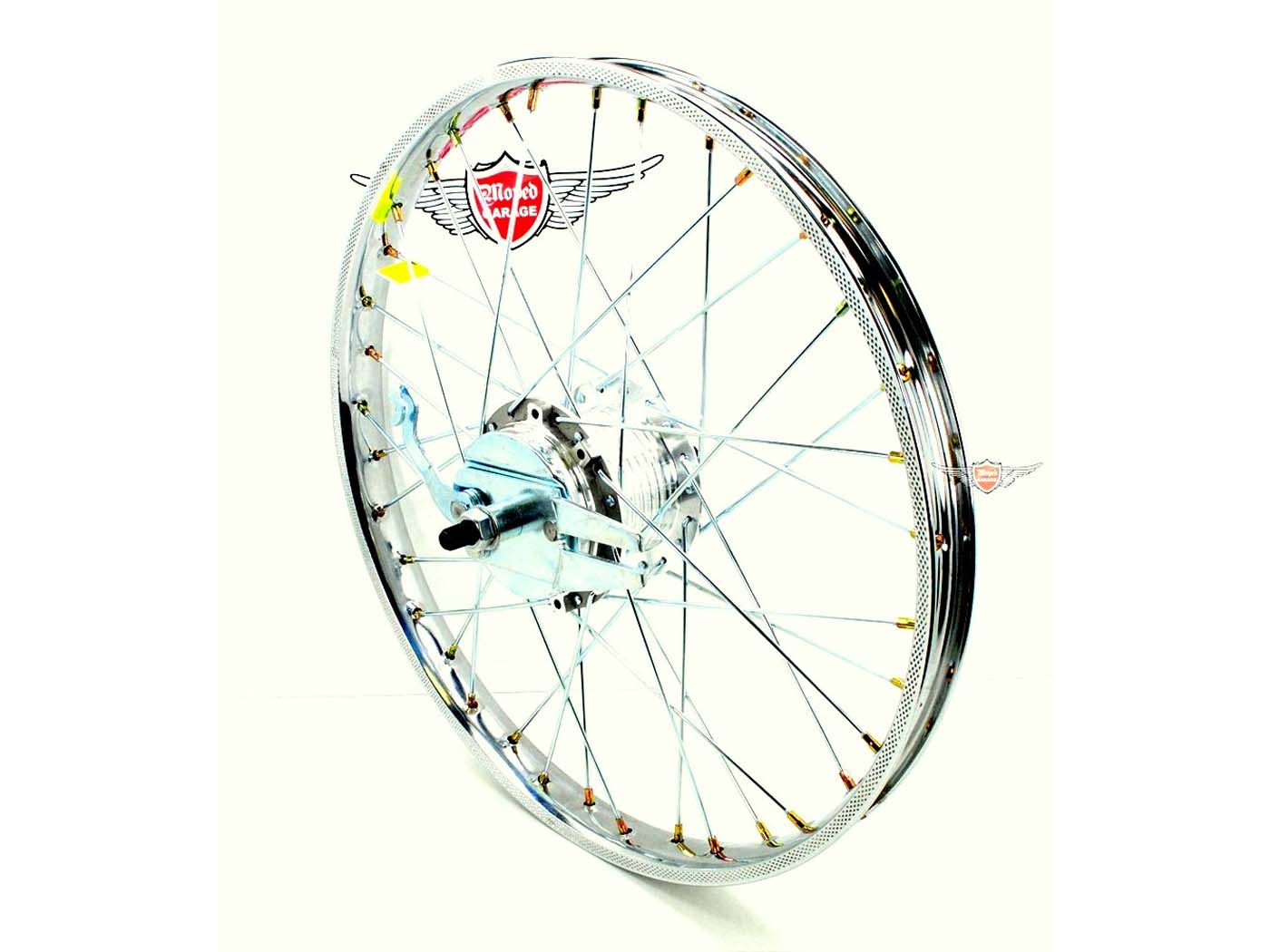 Roată spate 1,2 x 17 inch cromată pentru Puch Maxi S / N (E50)