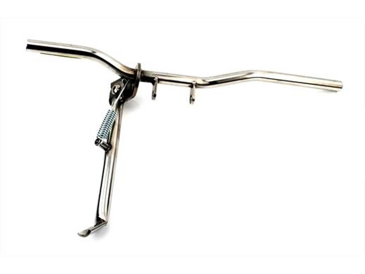 Tub repaus picioare inox 485mm 18mm cu suport lateral pentru Zündapp C 50 Super, CS 50, C 50 Sport, GTS 50 și alte modele