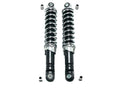 Set amortizoare IMCA negru/cromat 240mm reglabile bucșe 10mm pentru Hercules, Puch, Kreidler și alte modele