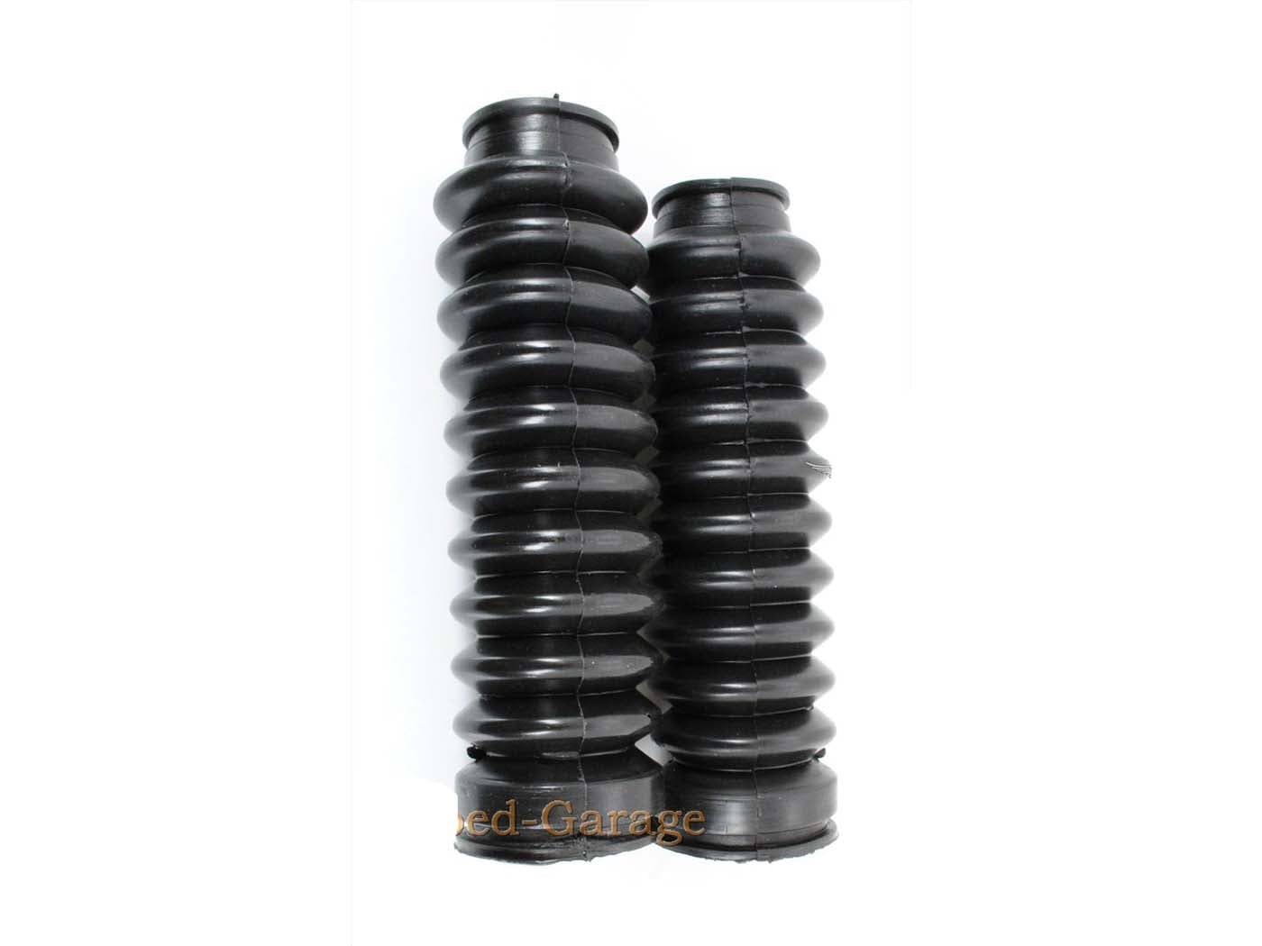 Burduf furcă telescopică EBR cauciuc negru 27/38mm 155mm pentru Zündapp ZD 10, ZD 20, ZD 30, ZD 40, CS 25 și alte modele