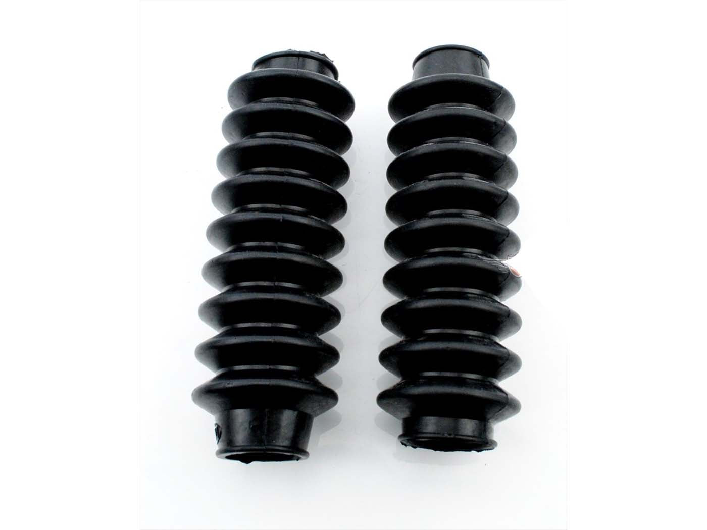 Burduf furcă telescopică cauciuc negru 135mm 32/25mm pentru Zündapp ZD 10, ZR 10, ZA 40, ZX 25, Kreidler MF 4, MF 2, Flory 2, Hercules M4, Hobby Rider și alte modele
