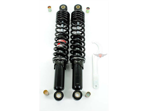 Amortizor YSS Hidraulic Reglabil 330mm Bucșe 10mm Lățime 20mm Negru pentru Honda CB 50