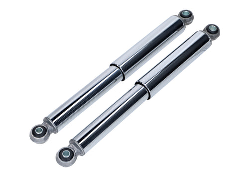 Bucșe Amortizor Cromate 320mm 10mm 8mm pentru Peugeot 101, 102, 103, Puch Maxi, Zündapp
