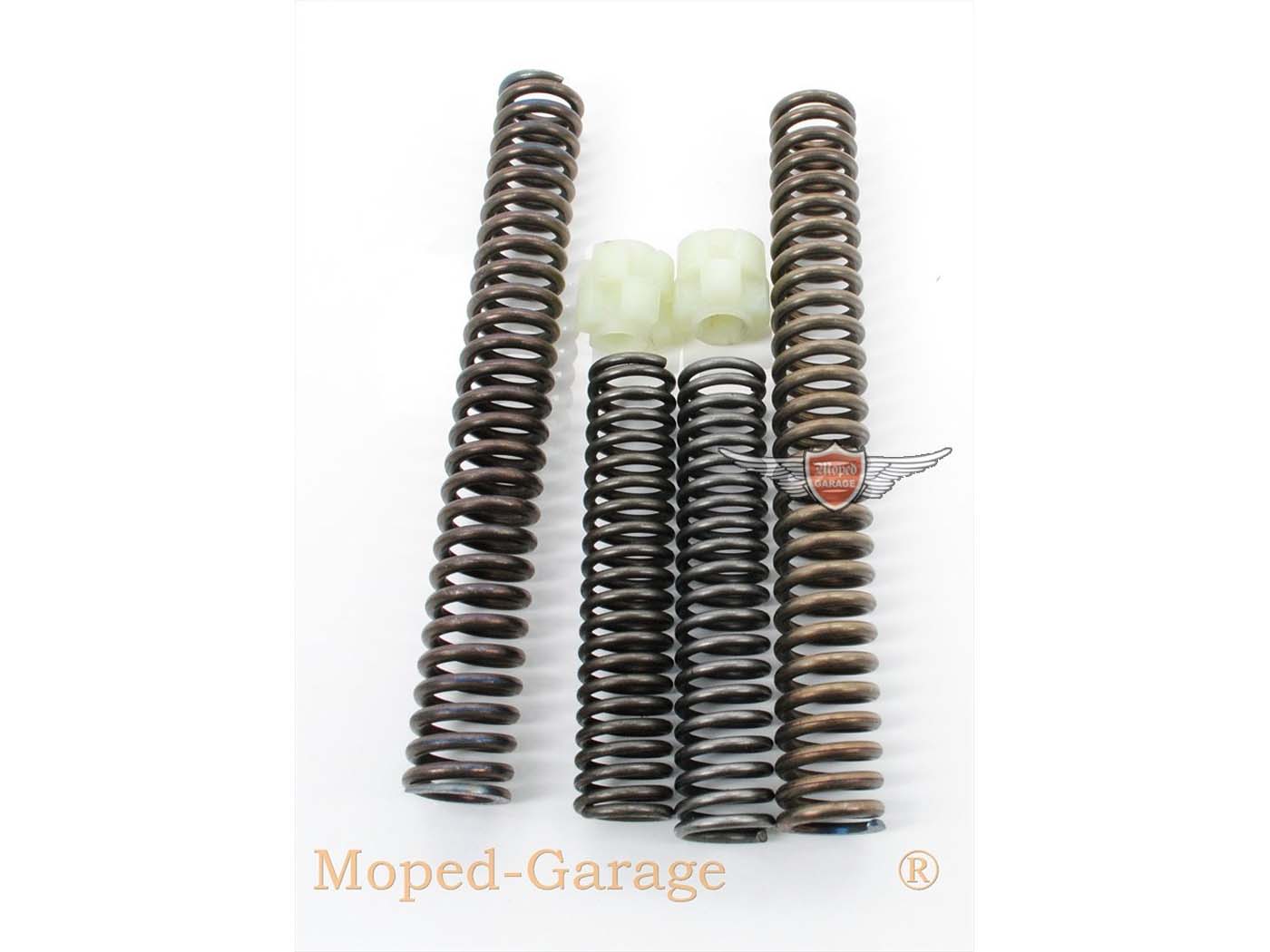 Set arcuri furcă telescopică oțel 6 piese pentru Kreidler Florett RS-GS (K54/503) 1980