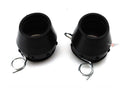 Mansoane furcă telescopică negre 45mm cu coliere pentru MBK AV-51, AV-10, 51V