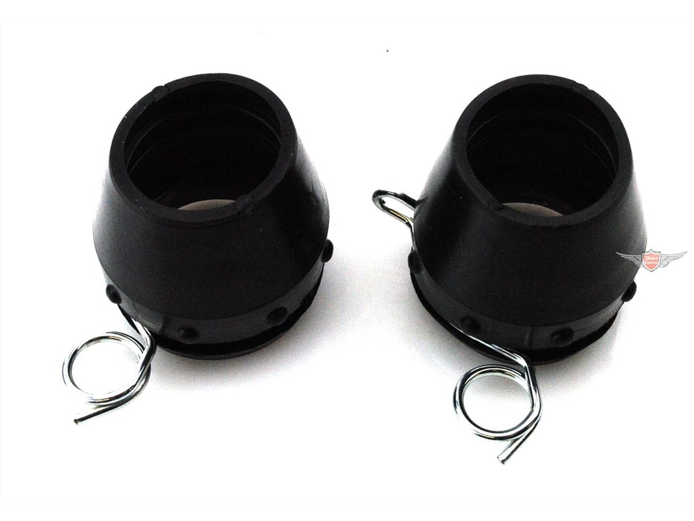 Mansoane furcă telescopică negre 45mm cu coliere pentru MBK AV-51, AV-10, 51V
