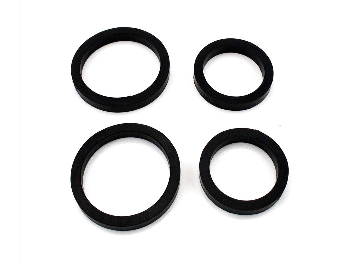 Set suspensie cu bandă elastică Drilastic pentru furcă telescopică negru pentru DKW Hummel Super 102, 116, Victoria Vicky Standard Tip 117, Express Touren Sport 112, 113, Rixe RS 50