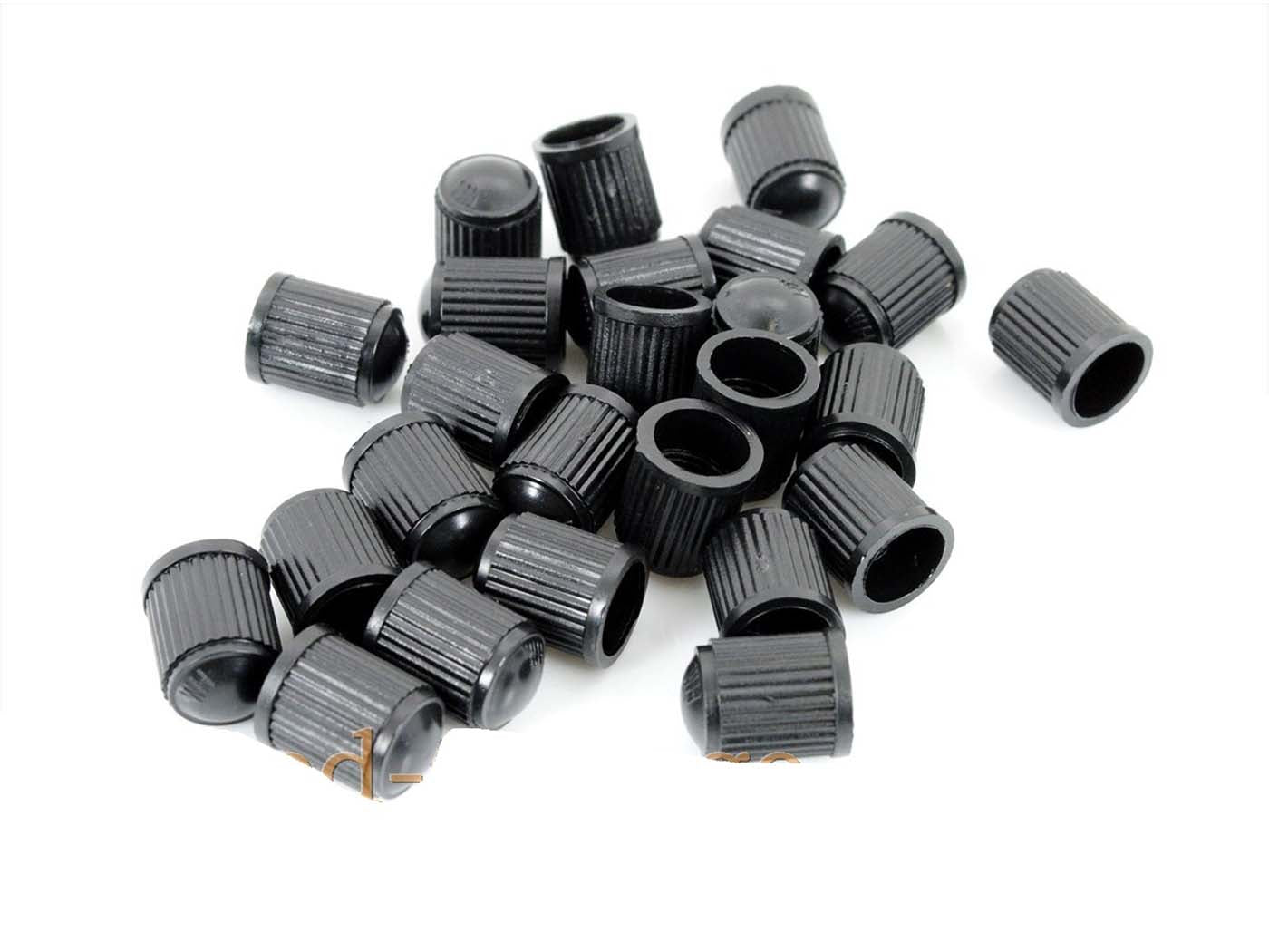 Capace valve plastic negru set 25 bucăți pentru Zündapp, Kreidler, Piaggio și alte modele