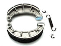 Set plăcuțe de frână cu arc și clipsuri pentru Simson Schwalbe KR51/1, KR51/2, S50, S51, S70 și alte modele