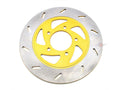 Disc de frână inox 220mm galben pentru Zündapp KS 50, KS 80, GTS 50 și alte modele