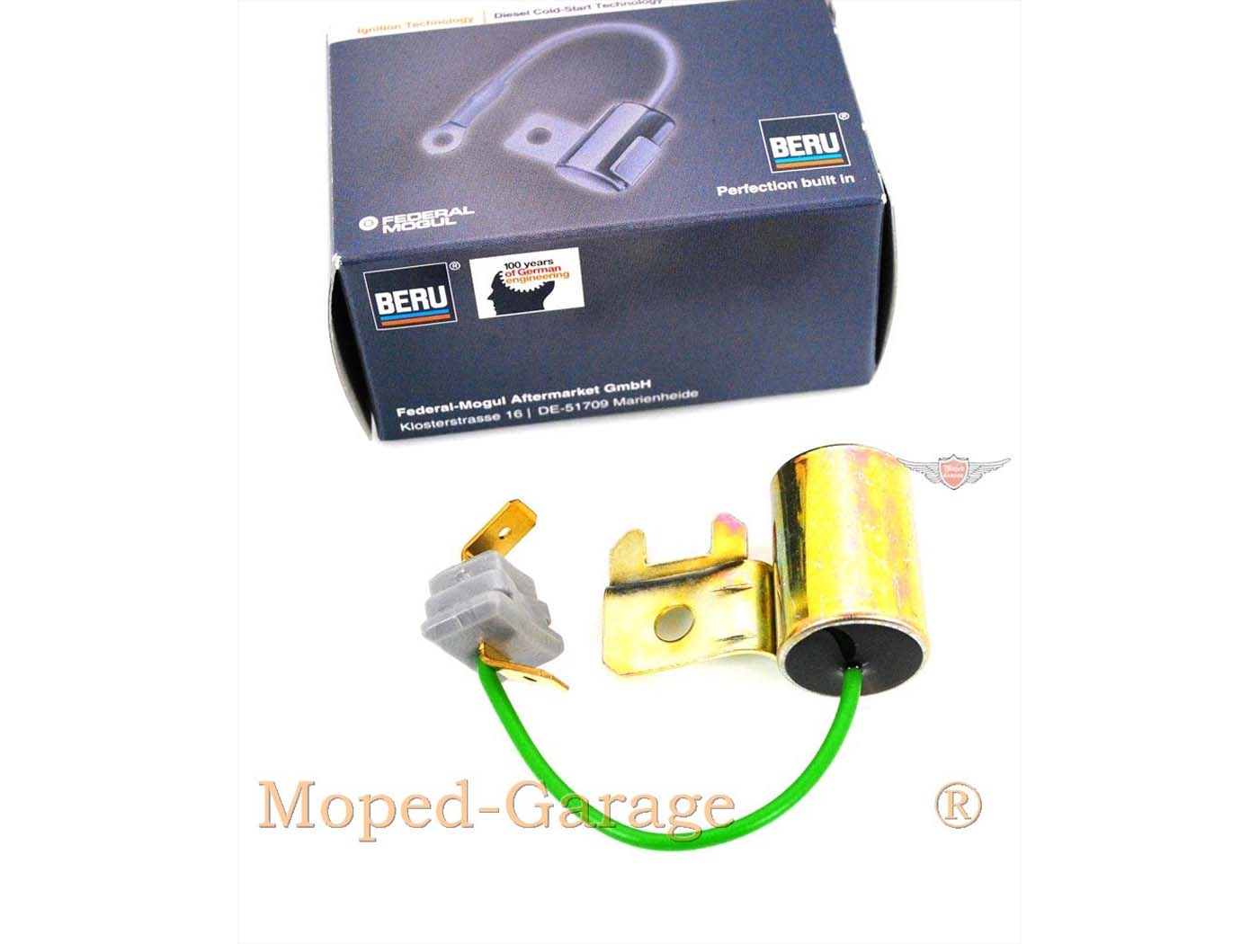Condensator aprindere metal verde pentru BMW R 45 N, R 60/7, R 65, R 75/7, R 80, R 100