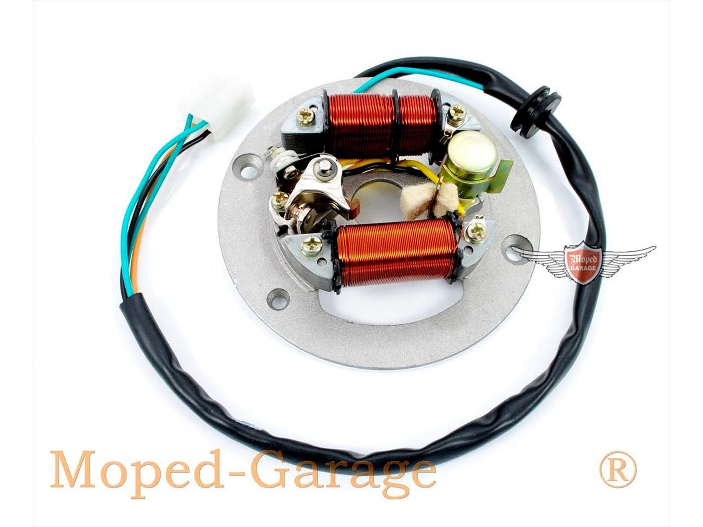 Alternator / Aprindere cu Armătură de Aprindere Conector 4 Pini pentru Yamaha DT 50 R/M/MX AC -92, FS1 50 75-80