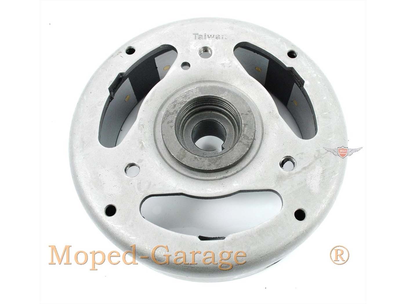 Roată polară din aluminiu 117mm 14x12mm stânga pentru Zündapp, Simson, Yamaha și alte modele