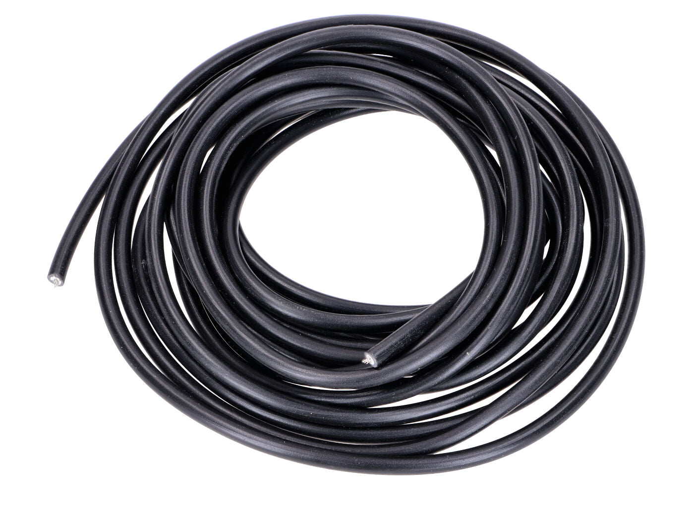 Cablu aprindere negru rolă 5 metri D=5mm universal