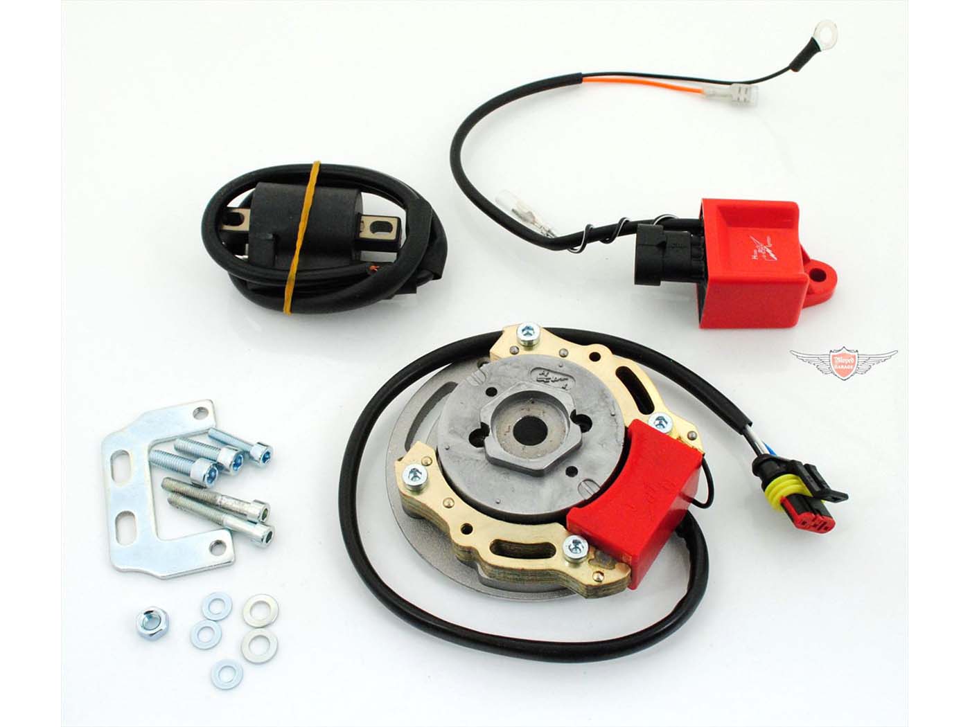 Sistem de aprindere electronic cu rotor interior 16mm x 11,5mm 200g pentru Hercules Prima 2, 3, 4, 5, GT, GX și alte modele
