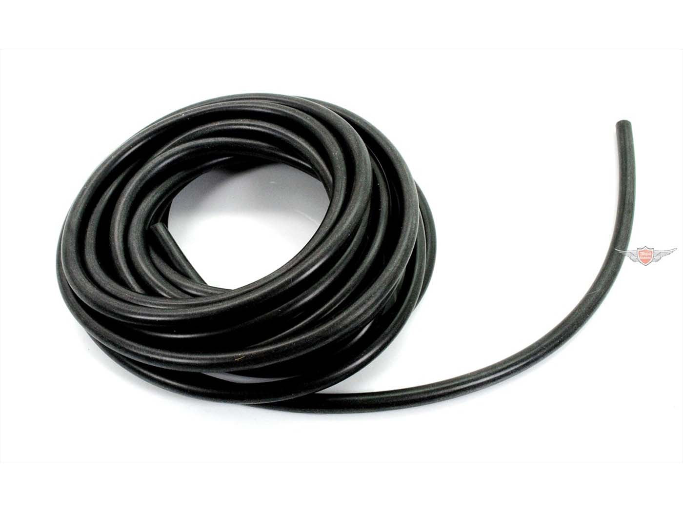 Cablu aprindere silicon 5 metri 5mm negru universal pentru moped, scooter, motocicletă