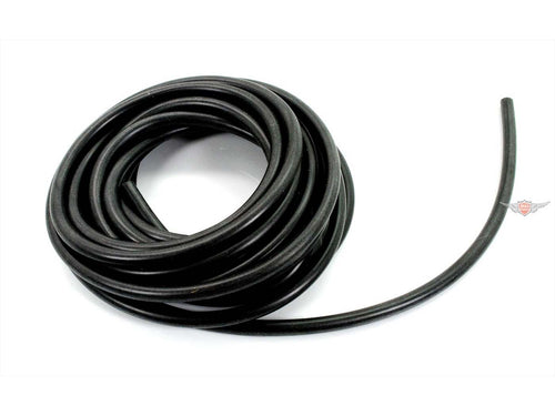 Cablu aprindere silicon 5 metri 5mm negru universal pentru moped, scooter, motocicletă