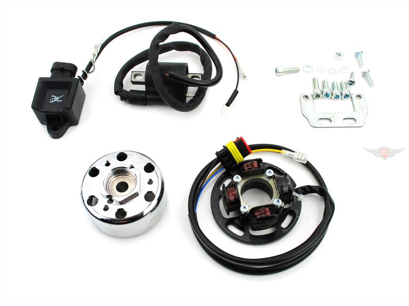 Sistem de aprindere 60W roată polară 71mm con 13x11mm pentru Kreidler Flory MF 20, MF 32, MF 4, MF 2 și alte modele