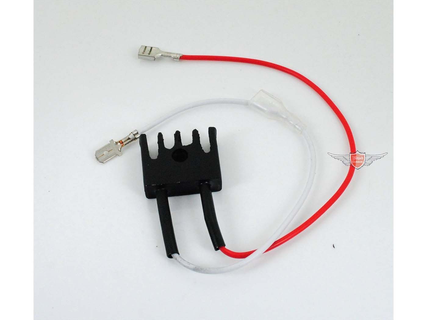 Redresor cu cablu de conectare și radiator de căldură pentru Yamaha DT 50, DT 80 M, RD M Mokick