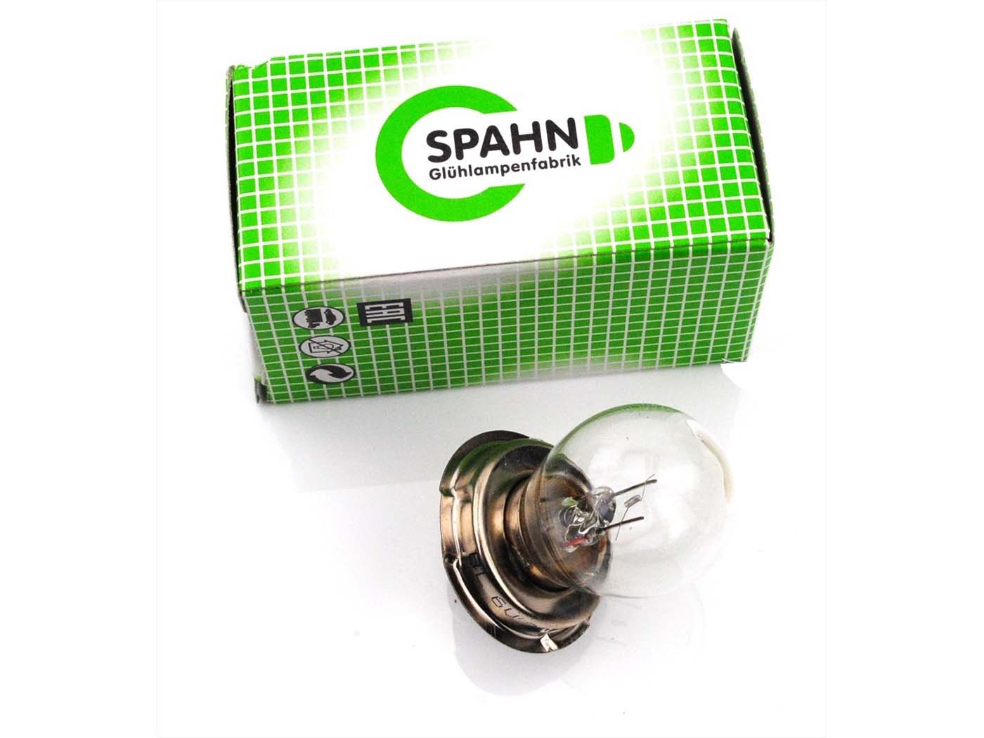 Bec 12V 20W P26s Spahn Glühlampen far pentru Piaggio Ciao, Kreidler Flory, Florett și alte modele