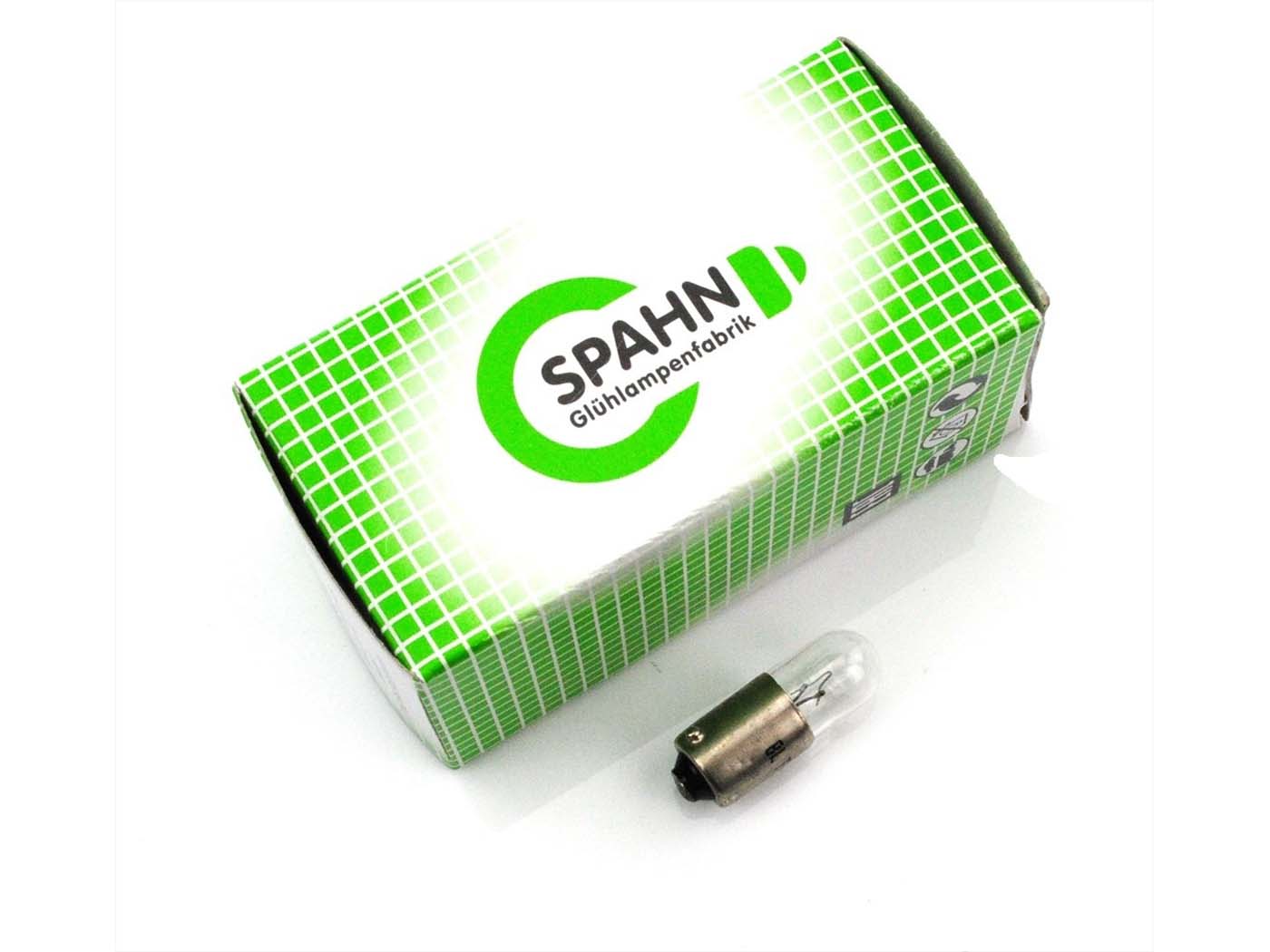 Bec stop Spahn Glühlampen 6V 5W diametru 9mm pentru Zündapp, Kreidler, Piaggio și alte modele