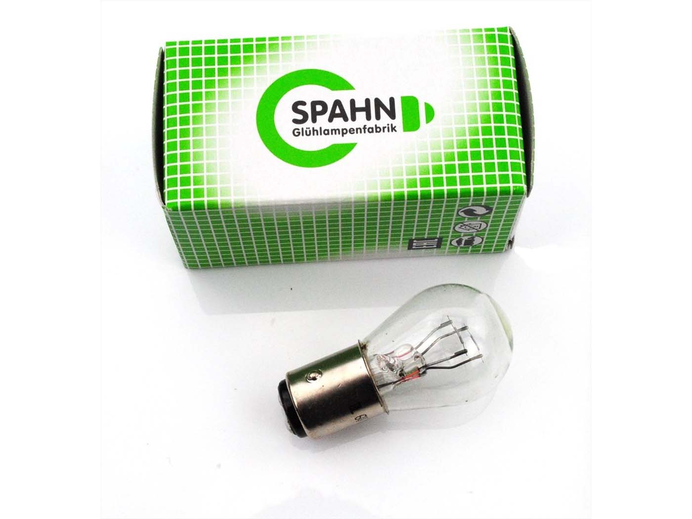 Bec Stop Spahn Glühlampen 6V 21/5W Soclu 15mm pentru Zündapp, Kreidler, Simson, Piaggio, Sachs și alte modele