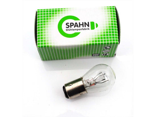 Bec Stop Spahn Glühlampen 6V 21/5W Soclu 15mm pentru Zündapp, Kreidler, Simson, Piaggio, Sachs și alte modele
