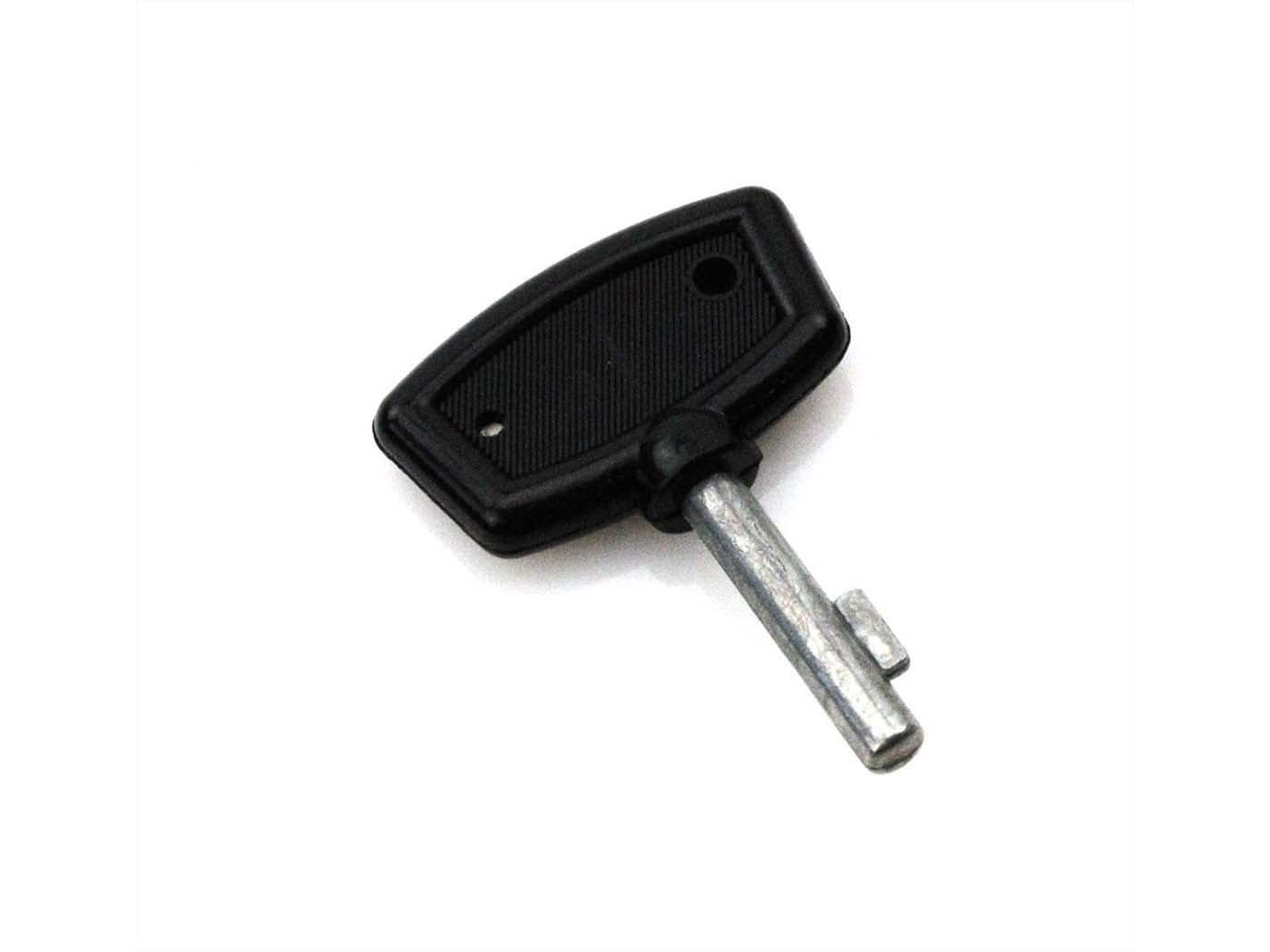 Cheie contact metal neagră pentru Hercules Prima GT, Prima GX, Kreidler Florett, Tomos A35 și alte modele