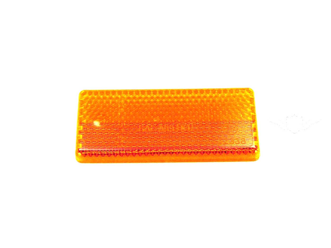 Reflector HELLA 70x31,5x5mm pătrat autoadeziv galben
