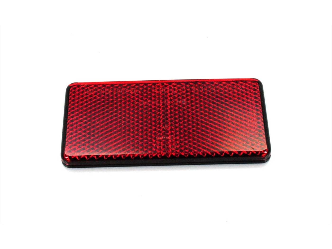 Reflector HELLA 90x45x6.5mm dreptunghiular autoadeziv roșu universal
