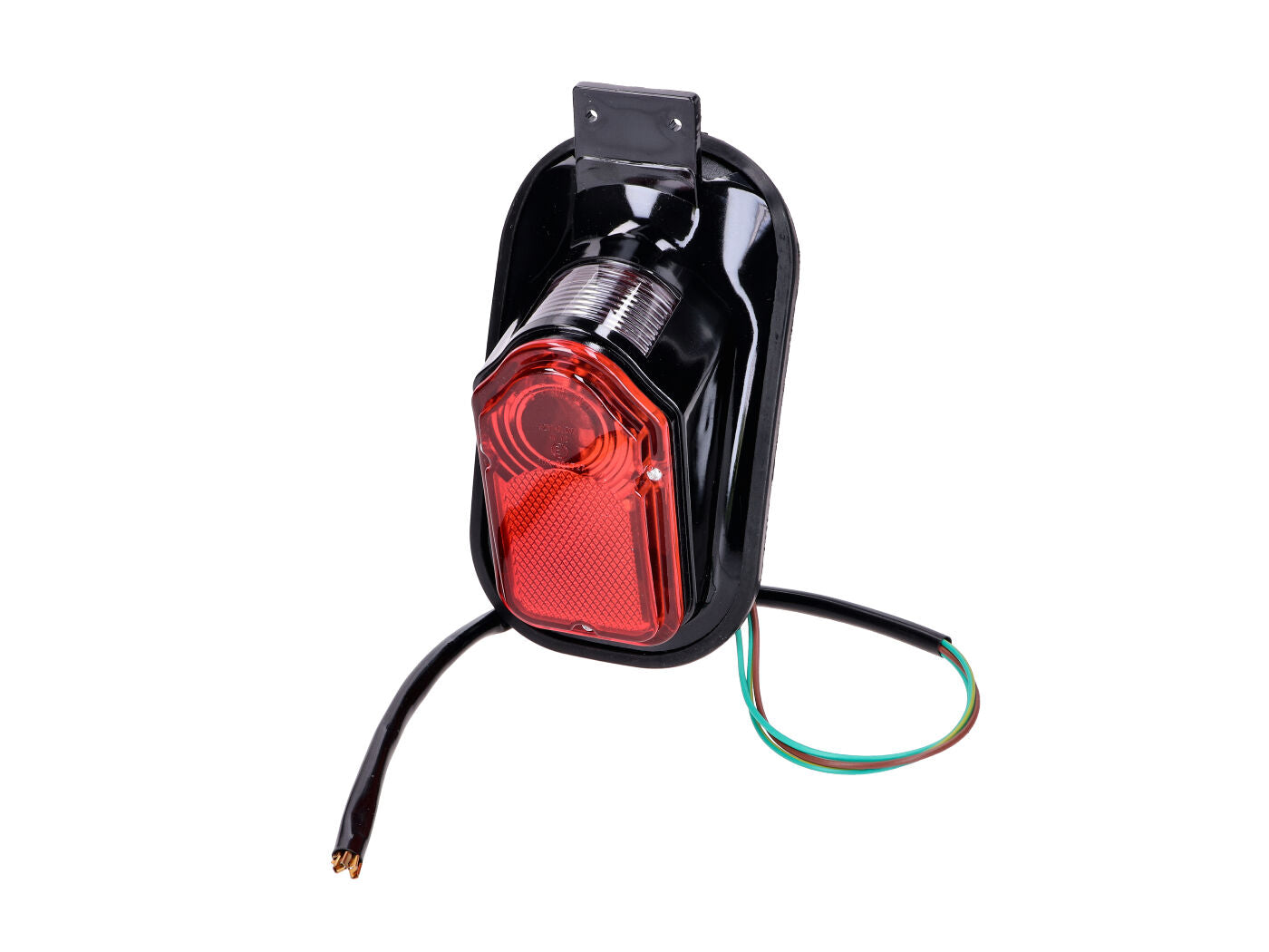 Stop Spate cu Suport Număr 150x85mm 100x50mm 6V 12V 21W 5W pentru Harley, chopper, conversie motocicletă