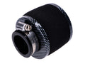 Filtru de aer tuning spumă 35mm 75x80mm aspect carbon drept universal