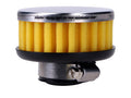 Filtru de aer tuning drept 28-35mm 80x58mm burete galben pentru carburator Bing, Puch Maxi, Zündapp, Hercules, Kreidler