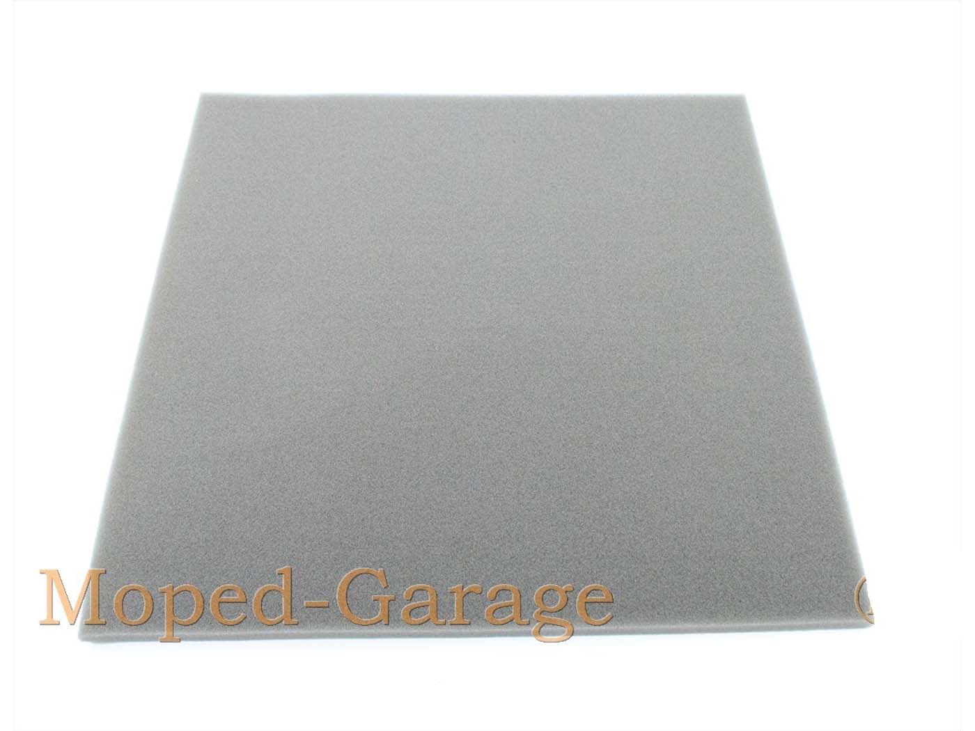 Burete filtru de aer 33x33 cm 10mm gri pentru Zündapp KS, GTS, CS, Kreidler Florett, Flory, Simson, Puch, Hercules și alte modele