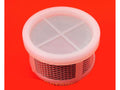 Filtru de aer plastic/metal 60mm x 51mm pentru Zündapp C 50 Super, Super Combinette, Sport Combinette KS 50, KS 75 și alte modele