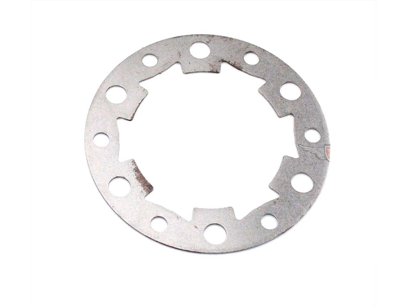 Disc metalic perforat ambreiaj pentru Kreidler Flory 50, RMC E50, RMC D125, RMC F125, Florett RS-GS și alte modele